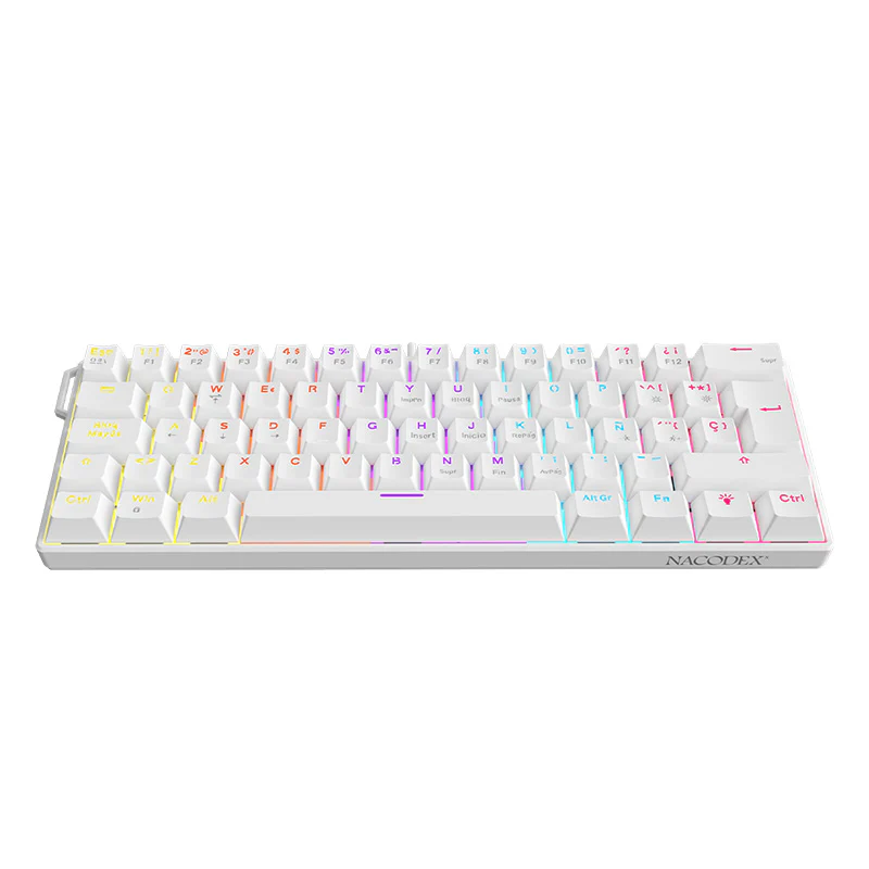 Spanish version Ajazz NK61 Wired Mechanical Gaming Keyboard Hot-swappable with socket Custom band - Image 11