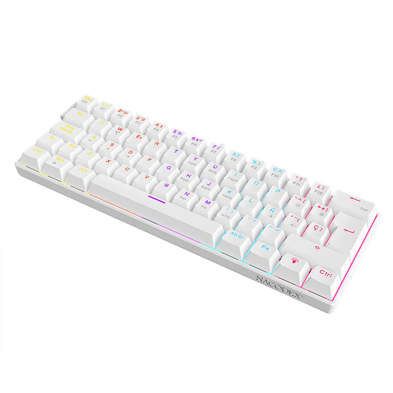 Spanish version Ajazz NK61 Wired Mechanical Gaming Keyboard Hot-swappable with socket Custom band - Image 12