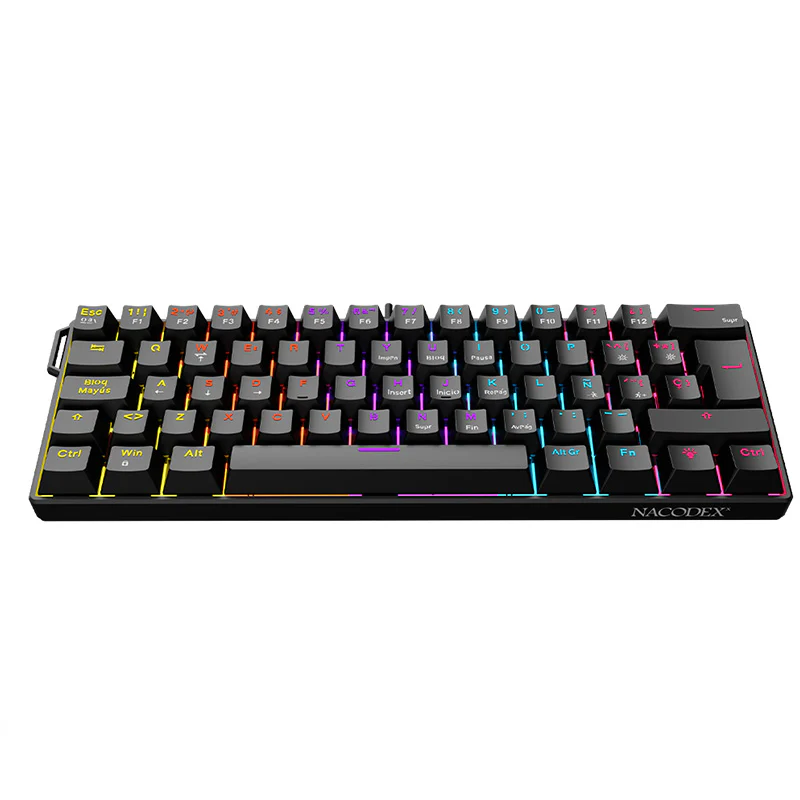 Spanish version Ajazz NK61 Wired Mechanical Gaming Keyboard Hot-swappable with socket Custom band - Image 14
